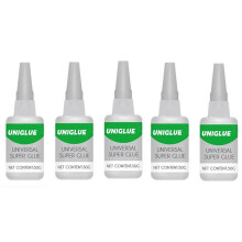5X Uniglue Universal Strong Plastic Glue for Resin Ceramic Metal Glass