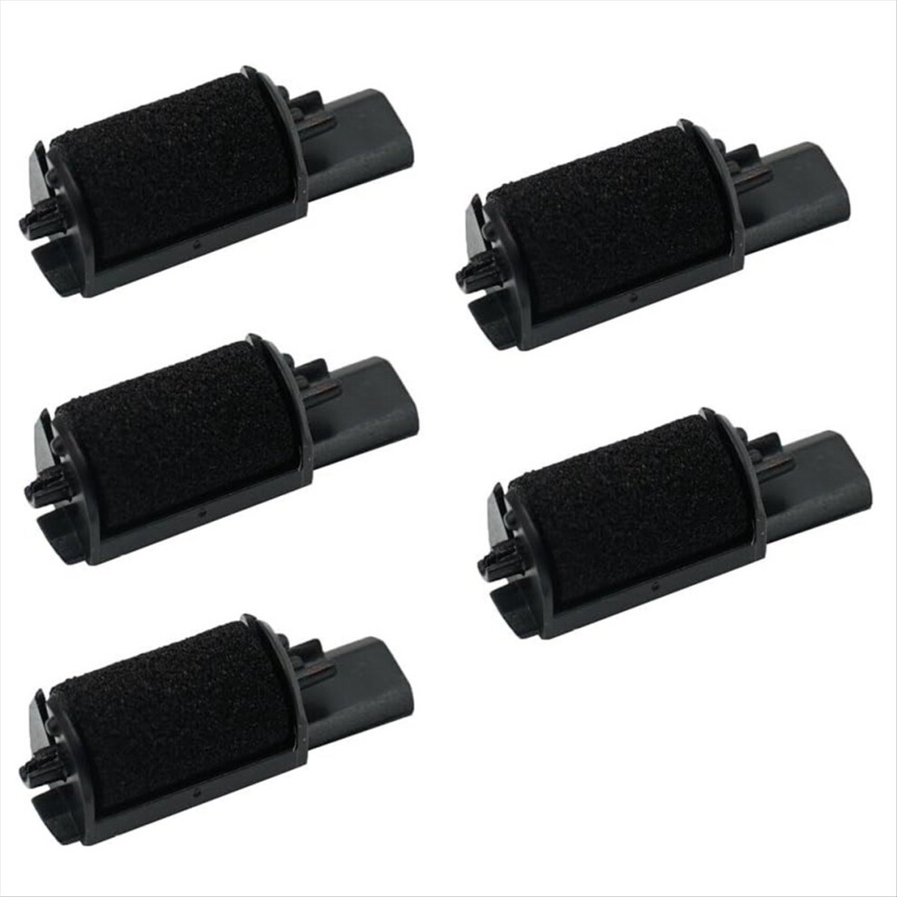 5Pcs Ir40 Ink Roller Printer Ribbon Er100 Fr 2550 2500 100 150 7 8 16 1236 Calculator Black 4852385990287