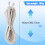 1pcs 10m RJ11 Telephone Connector Extension Cable White 6