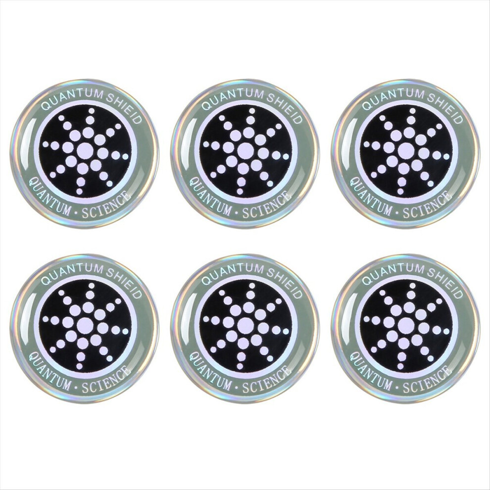 6Pcs Emf Protection Radiation Shield Radiation Protection Sticker Anti Radiation Shield Emf Radiation Protection Silver 4852463334729