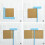 6Pcs Bookbinding Easy Scrapbooking Tool for , Great Stencils and Cutter Guide Kit Can Be Made Into Notebook Pink 4