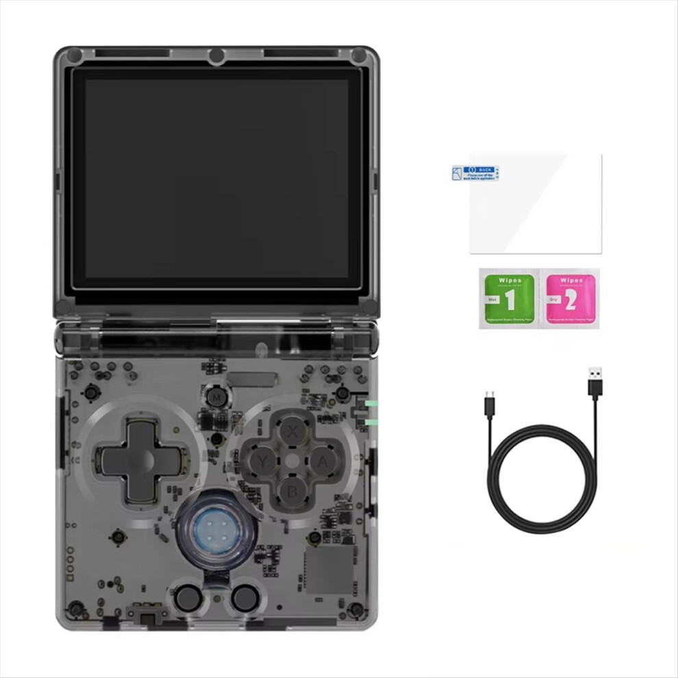 Rg35xxsp Retro Handheld Game Console 3.5Inch Screen Portable Foldable Handheld Game Console With 3300Mah Battery 64Gb C 4852463340065