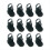 12pcs Cup Holder Anti-Overflow Laundry Detergent Cup Holder Folding Bracket Seamless Hook Black 1