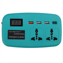 DC to AC Power Converter Power Battery Converter Compact Portable Design High Capacity Performance Outdoor Car Use