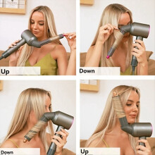 For HD01 HD03 HD08 HD15 HD16 Styler Attachment With Adapter For Convert Curling Iron Into A Hair Dryer A