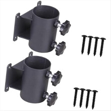 2er-Pack Sonnenschirmhalter für Terrasse, Strand, Balkon, Geländer und Garten
