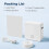 Label Maker Machine with Tape P0 Rechargeable Bluetooth Mini Label Printer Portable Small Thermal Labeling Machine Easy 7