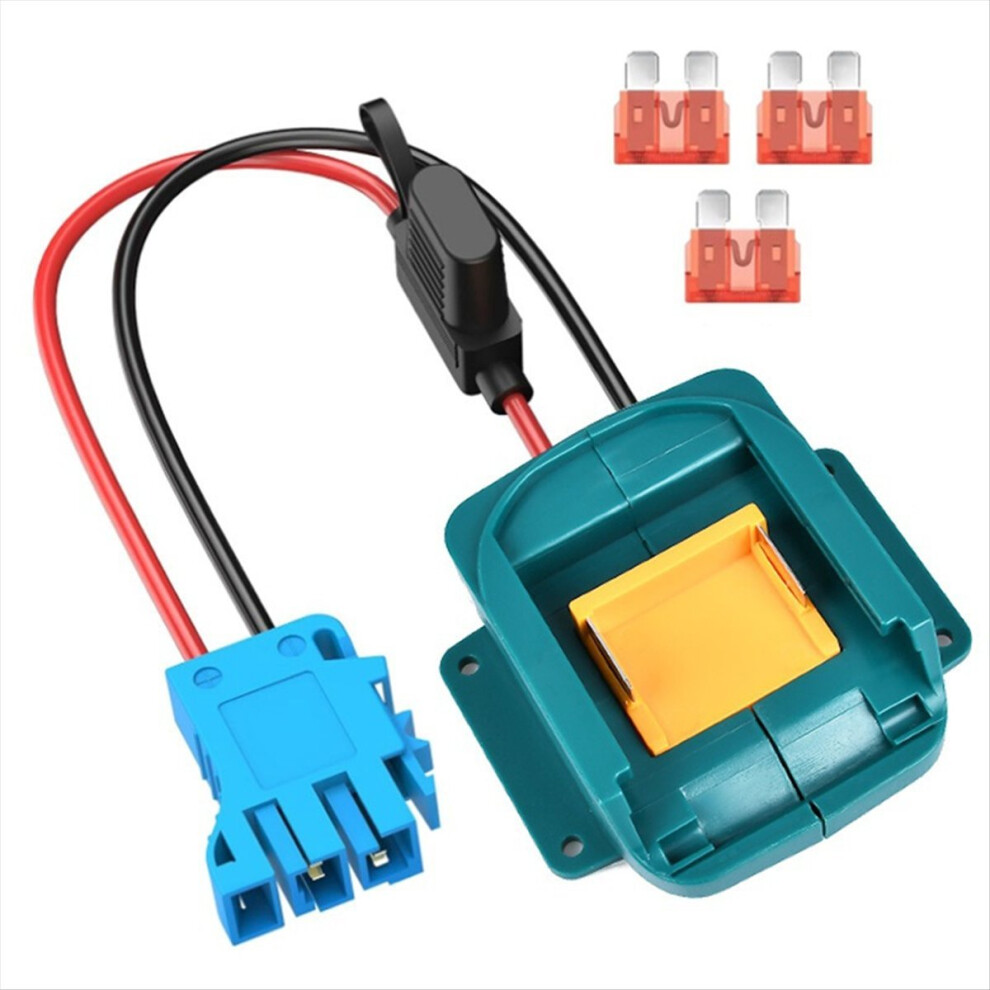 Adapter For 18V Li-Ion Battery Adapter Conversion Kit With Fuse Holder And Wire Harness Connector 4852463336143