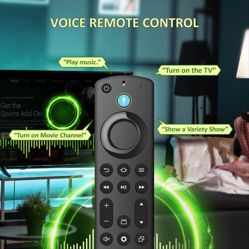 Replacement Remote Control for Fire Smart Stick ,TV Cube, Stick 4K/Lite/4K Max for / Smart TV 2