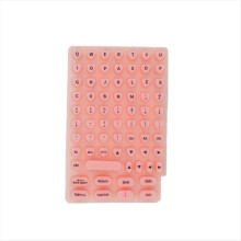 Maniküre-Tastaturunterlage für Damen, Schutzmembran für Büroschreibgeräte, geeignet für lange Nägel, Tastaturfolie B