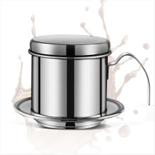 Vietnamese Coffee Dripper,Heavy-Duty 8oz Phin Filter Vietnamese Coffee Maker, for Rich Slow-Drip Brew
