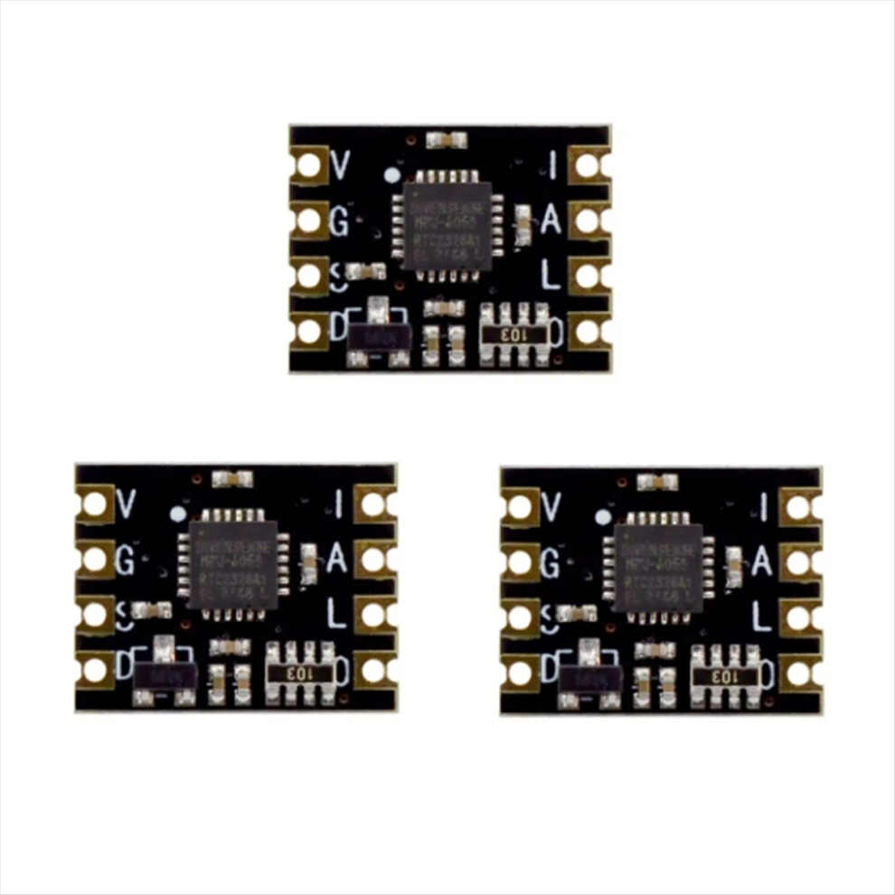 3Pcs Mpu-6050 Module Triaxial Acceleration Gyroscope Module 6Dof Gyroscope Sensor Module For Robotics Diy Projects 4853670312319