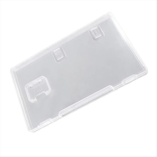 Custodia trasparente per schede di gioco per Switch, stile libro, con coperchio e scatola portaoggetti 2