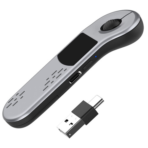 D13Pro Air Mouse with Touchpad Wireless PPT Pointer Bluetooth 2.4G Remote Control for PowerPoint/Tablet/Camera B