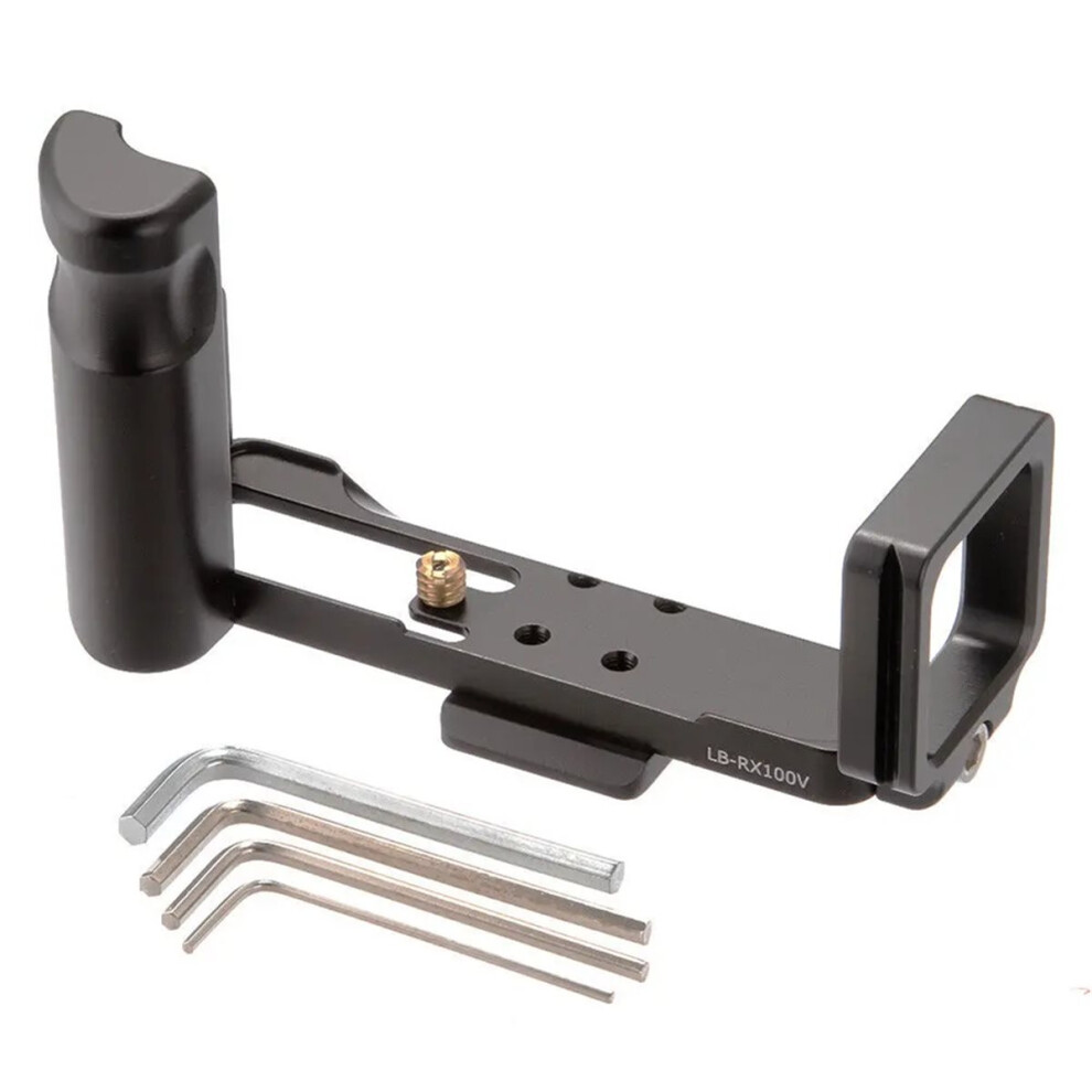 Qr Quick Release Plate Vertical L-Shaped Bracket Grip Holder For Rx100 Mark V Vi Camera 4853670336155