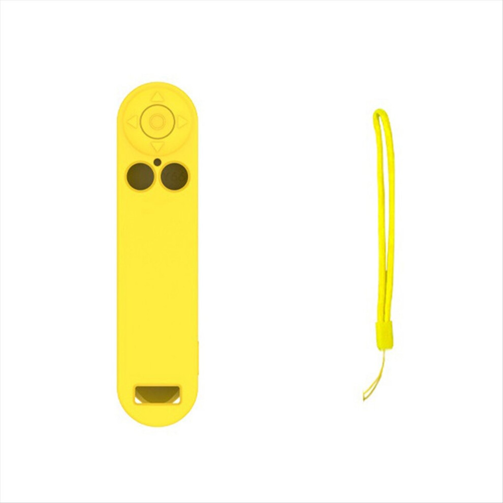 Silicone Remote Cover For Nex Playground Game System Remote - Anti Slip, Shockproof Protective Case With Lanyard Yellow 4853670350588