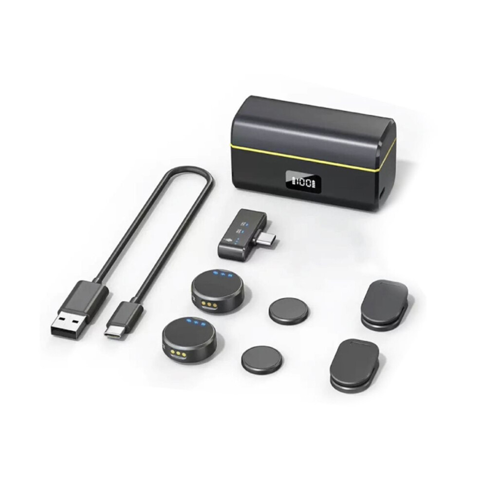 Wireless Microphone Mic For X5/Go Ultra Action Camera Magnetic Clip-On Design Camera Accessories 4853670346772