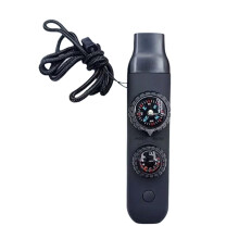Survival Whistle with Compass Loud Sound Survival Whistle Mountaineering Hiking Safety Gear