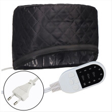 Portable Electric Thermal Hat 10-Level Heat Electric Hair Cap 3 Timer Hair Steaming Cap for Salon Hair Care EU Plug