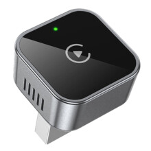 2 In1 Wireless Carplay Android AUTO Car Adapter WiFi & Bluetooth Smart AI Box Wired CarPlay to Wireless Carplay As Shown