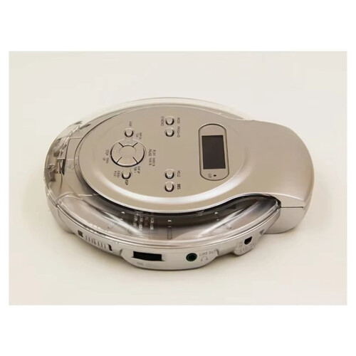 Neuer CD-Player mit Boost-System, hoher Klangqualität, stoßfest, MP3-Format, LCD-Display, 3,5-mm-Audioanschluss 2