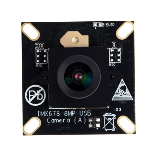 8MP USB Camera Module High-Resolution USB2.0 Output Fixed Focus Compact Design for Various Applications 1