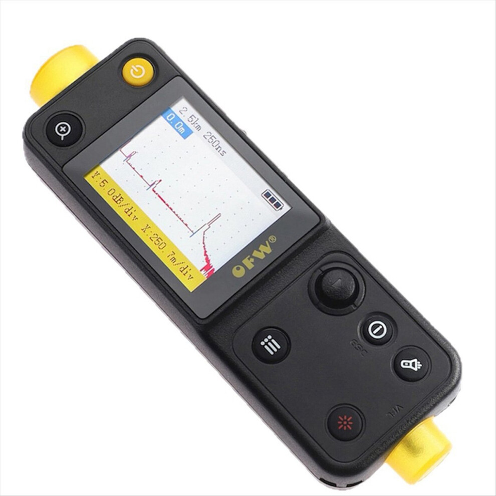 Mini Otdr 20Km Handled Optical Time-Domain Reflectometer, Fiber Fttb Ftth Breakpoint Tester Meter -Dt500-10 Red/Light 4851066370196