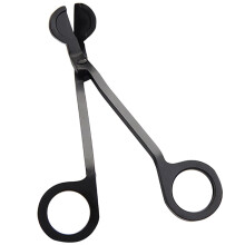 Cortador de mechas para velas, color negro, controlable, con tecnología de galvanoplastia, tijeras para mechas.