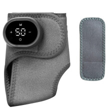 Fußmassagegerät zur Schmerzlinderung und Förderung der Durchblutung, mit Verlängerungsband, 3 Massagestufen, 5 Wärmestufen und LCD-Display
