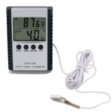 Misuratore di temperatura e umidità digitale con display LCD, termoigrometro, regolatore di umidità per incubatrice esterna