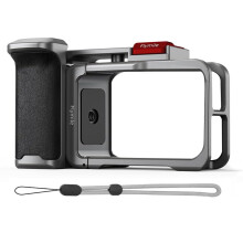 Handle Grip Kit for Action 5 Pro, with Action 5 Pro Cage, Street Photography Quick Release Holder Mount, Cold Shoe