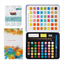 Water Colors Paint Set,Travel Watercolor Papers and Brushes Set,Water Color Paint Palette,Portable Mini Watercolors Kit