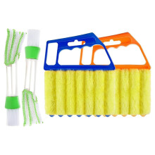 Limpiador de persianas venecianas, minicepillo lavable para persianas de madera, aires acondicionados y ventiladores.