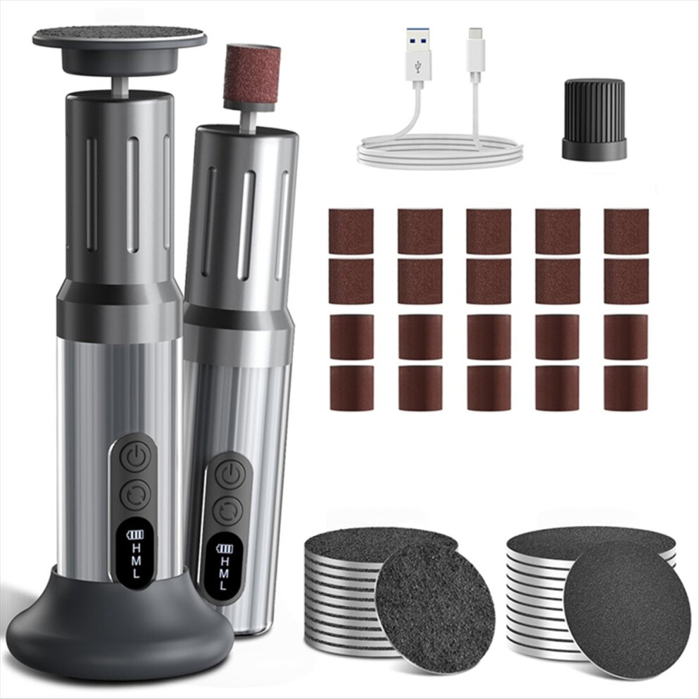 Electric Foot Callus Remover Cordless Electric Foot Filer Kit with 6Speeds Chagring Dock Callus Remover for Women Men