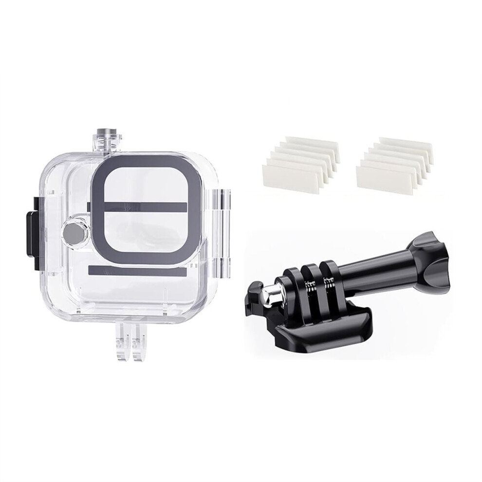 Waterproof Housing Case For Hero11 Mini, 60M Diving Protective Housing Shell Underwater Dive Case Black 4853670362567