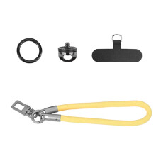 Cordino universale per cinturino da polso corto per action camera POCKET3, cinturino decorativo da polso, ciondolo giallo