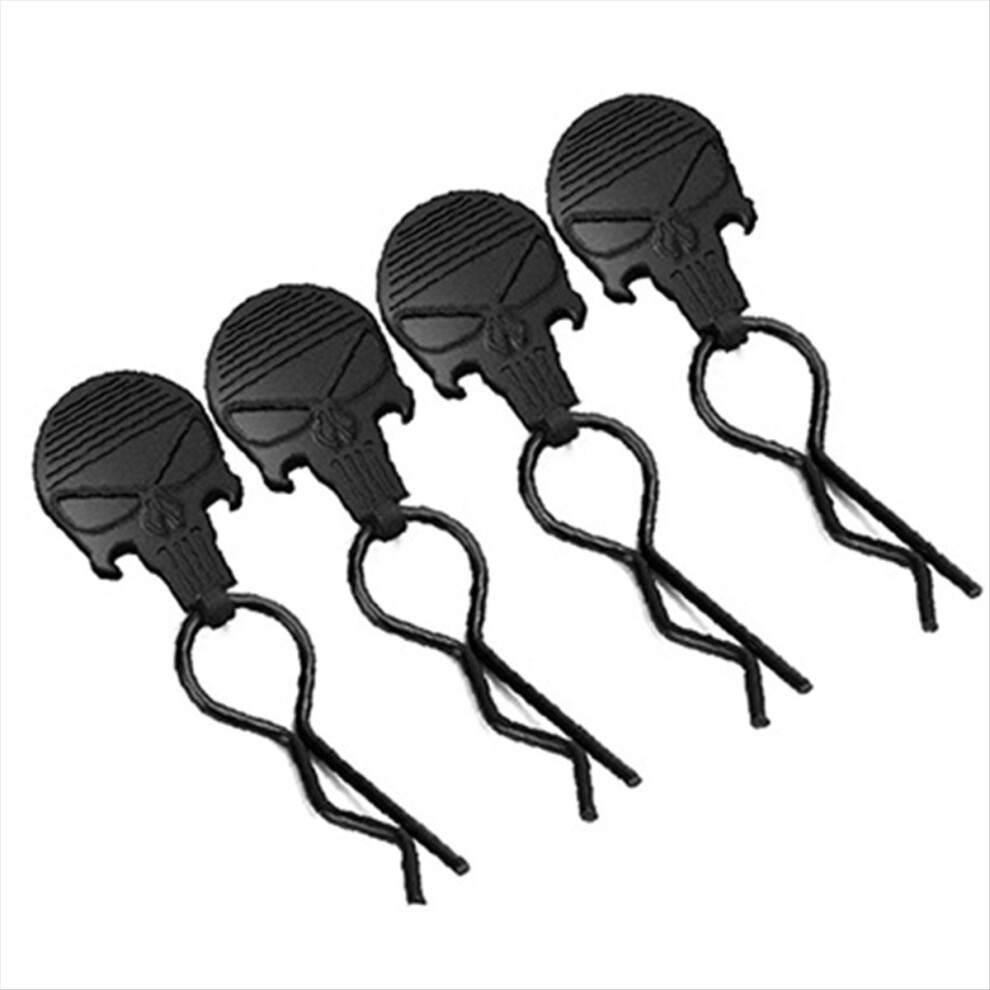 4Pcs Metal R-Type Car Shell Body Fixed Clips Pin With Tab For Scx10 -4 Go Rc Car Parts 1:8 4851066370493