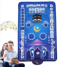 110x70cm Electronic Interactive Worship Blanket Islamic Eid Mubarak Electric Prayer Mats Carpet Muslim for Educational
