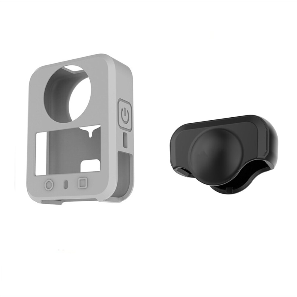 For 360 Silicone Protective Cover Silicone Lens Protective Cover Accessories For 360 Gray 4851066375474