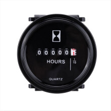 DC 12/24/36V Digitaler Quarz-Timer für Schiffsmotoren, 2-Zoll-Wasserdichte Anzeige, Motorrad, Auto, LKW