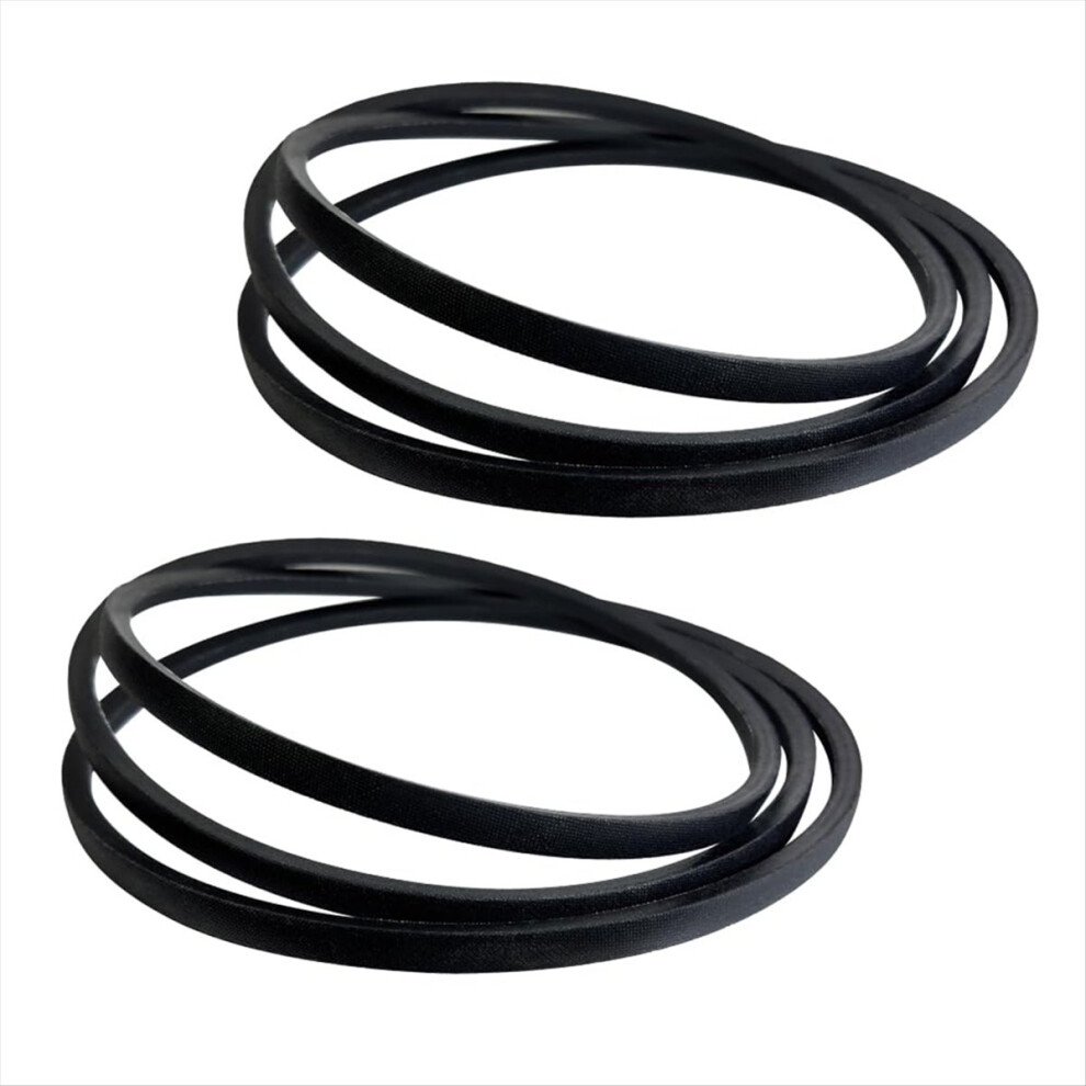 2 Pack 144959 Deck Belt For Craftsman Lt1000 Lt3000 Dlt3000 42 Inch Riding Mower Replacement Parts 532144959(1/2X95inch) 4851066396707
