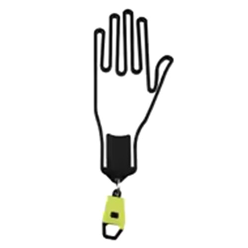 Supporto per guanto da golf con gancio antideformazione per accessori da golf, giallo