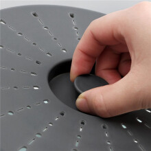 Vented Collapsible Medium Microwave Cover (Charcoal) - Splatter Guard & Colander Kitchen Gadget for Food Meal Prep