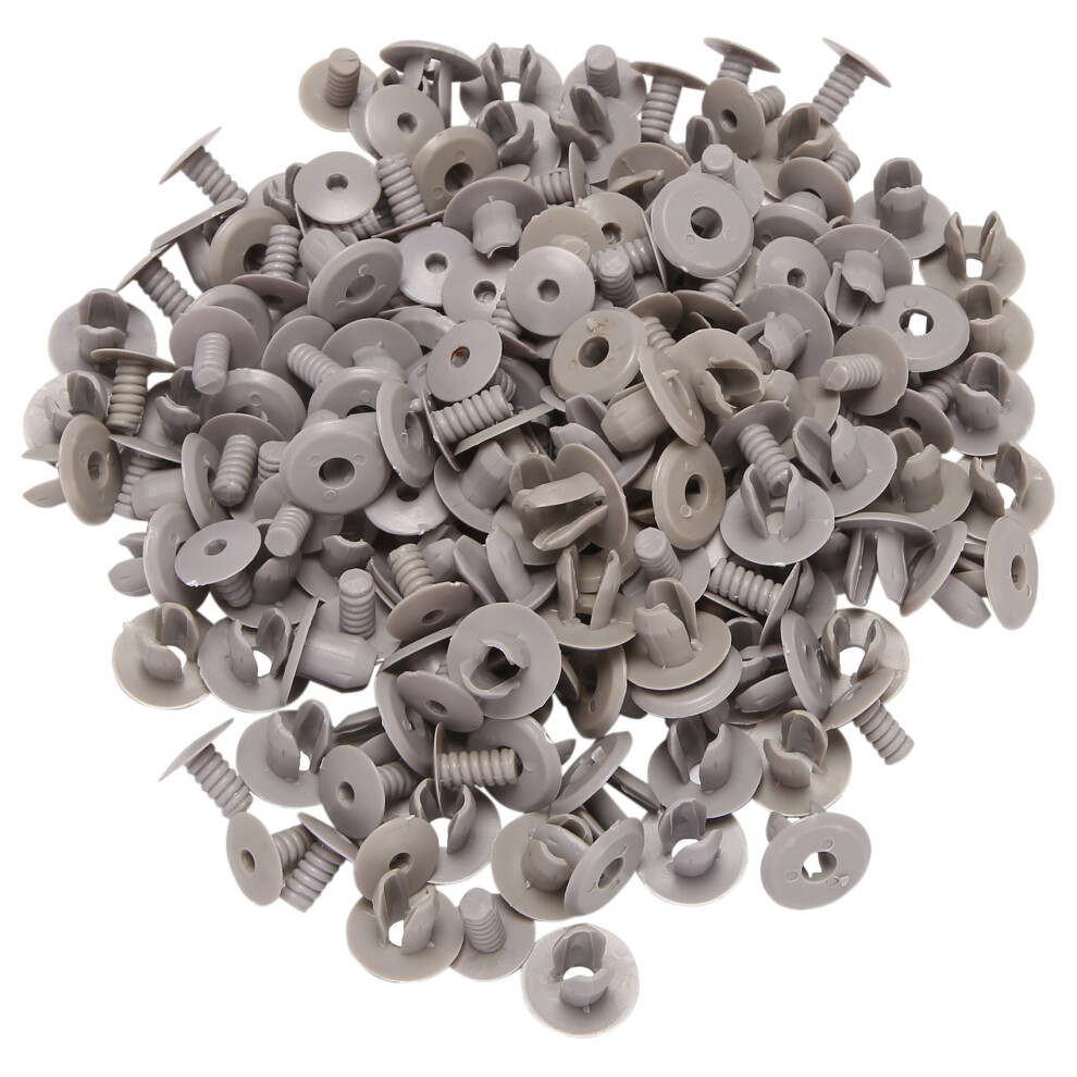 100X For T4 T5 Transporter Eurovan Trim Panel Lining Clips Dark/Grey 4851066390569