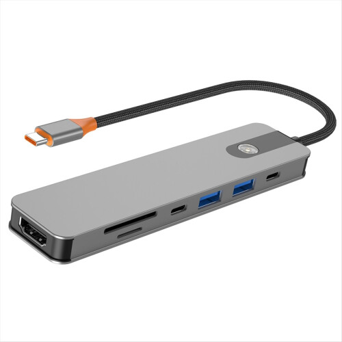 Hub USB-C Type-C Splitter Docking Station 4K - Compatibile con USB3.0 PD SD/TF per laptop 2
