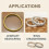 Ring Bender Tool Kit with Adjustable Dies - Precision Wire Bending for Spoon Rings, Soft Jewelry Making Copper 6