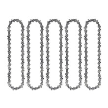 (5 PACK) 6 Inch Mini Chainsaw Chain Replacement for Cordless Electric Portable All Guide Saw