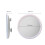 Specchio ingranditore 10X con luci per trucco compatte a LED, 2 pezzi, per bagno, camera da letto, hotel 4
