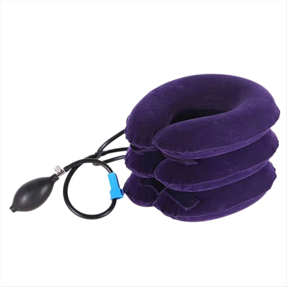 Neck Stretcher, Cervical Traction Device, Pain Relief, Adjustable Inflatable Collar