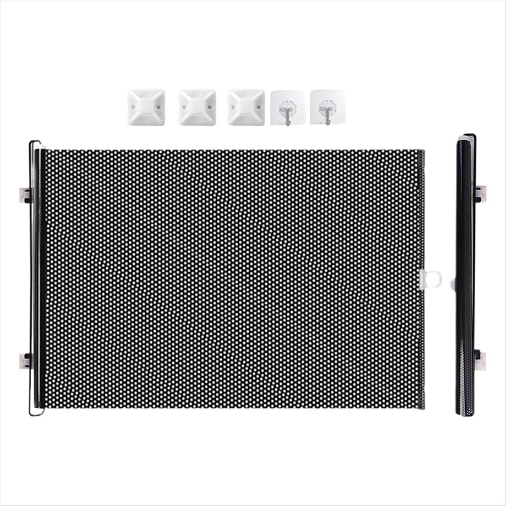 Retractable Pet Gate, Screen Door-Stair Gates for Dog&Cat, Portable Dog with Reinforced Strip 15.7in X 49.2in